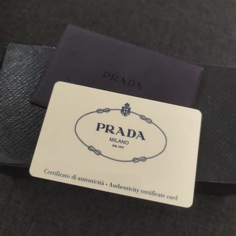 spot fake prada|prada authenticity card.